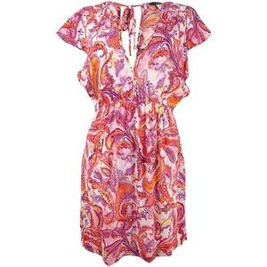 Ralph Lauren Womens Fiesta Paisley Tunic Swim Top Cover Up Large